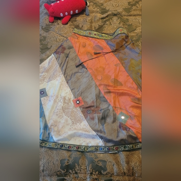 Shimmery Light Boho Hippie skirt - Picture 1 of 13